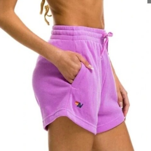 Aviator Nation Shorts Small Purple - Picture 1 of 8